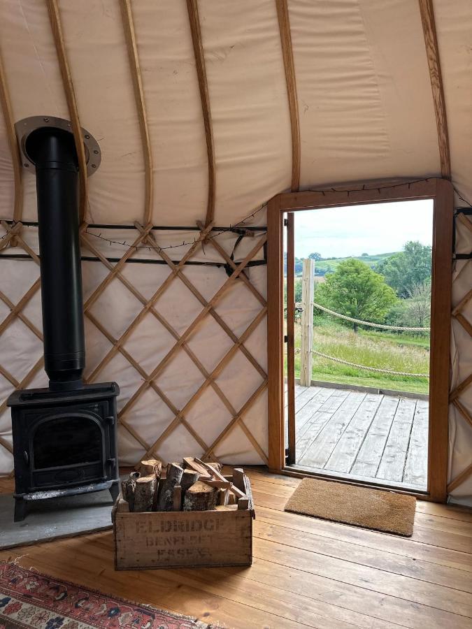 Готель Bracken Yurt At Walnut Farm Glamping Netherbury Екстер'єр фото